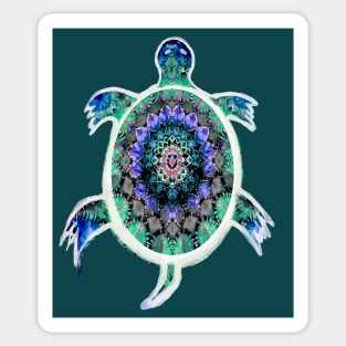 Tie Dye Terrapin  Grateful Dead Company Turtle psychedelic animal spirit phish fans Sticker